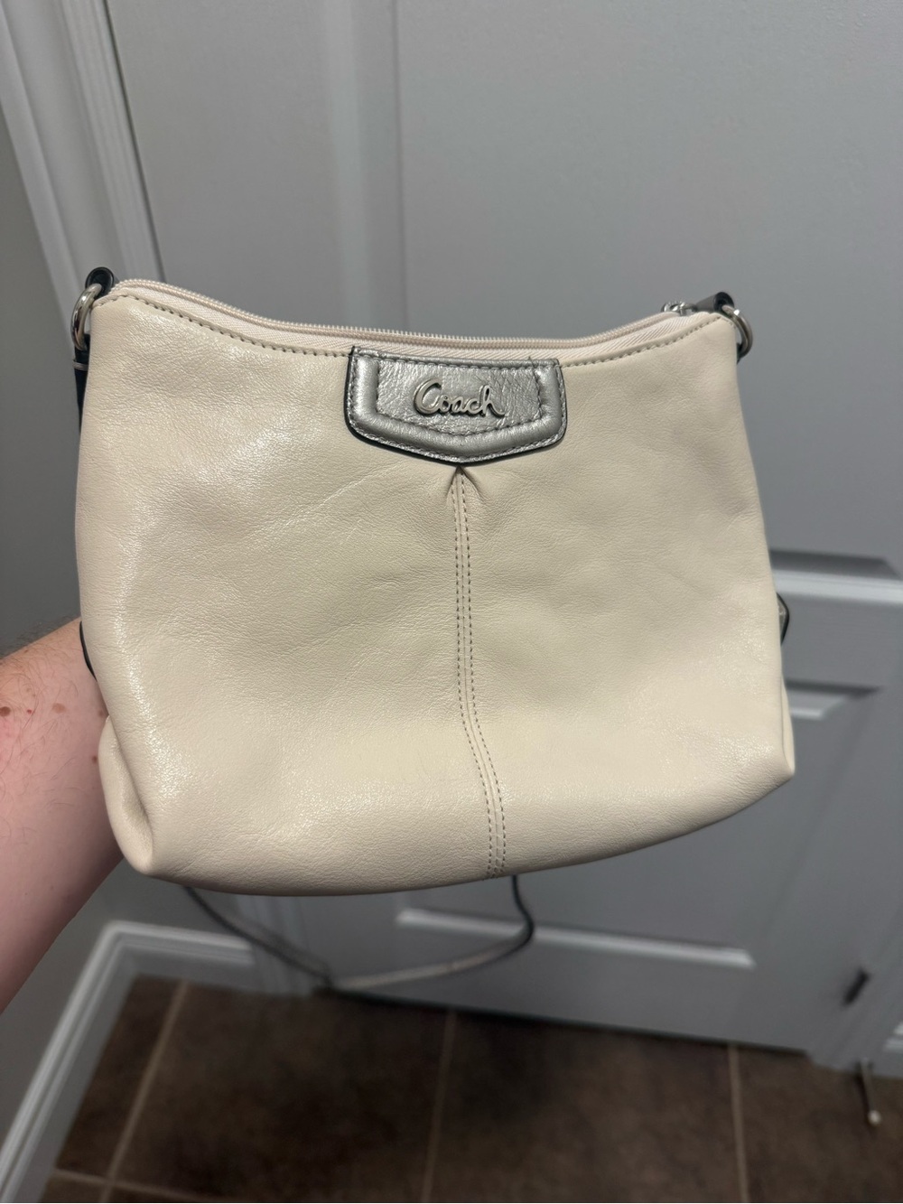Coach Cream Crossbody Bag